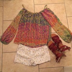 NWOT Open Shoulder Blouse